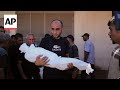 At least six dead after an Israeli strike hits a tent in central Gaza