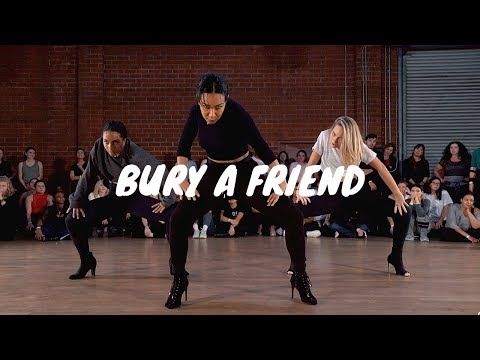 Billie Eilish- Bury a Friend- GALEN HOOKS Choreography ft. Maddie Ziegler, Charlize Glass