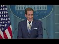 John Kirby joins the White House press briefing  - 50:40 min - News - Video