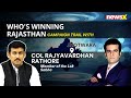 Campaign Trail with Rajyavardhan Rathore | Whos Winning Rajasthan | NewsX
