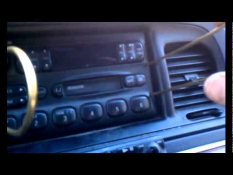 Ford crown vic radio removal #1