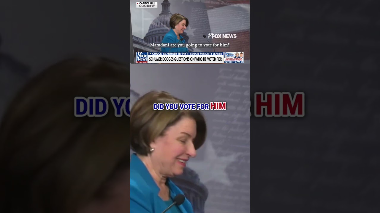 WATCH: Schumer DODGES on whether he voted for Mamdani #foxnews #nyc #mamdani #schumer