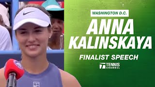 Anna Kalinskaya Finalist Speech | 2025 Washington D.C.