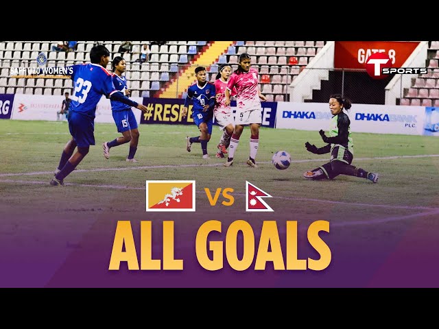 Nepal Girls Thrash Bhutan with 6-1 Goal Show | Bhutan vs Nepal | Saff U-20 Women | T Sports