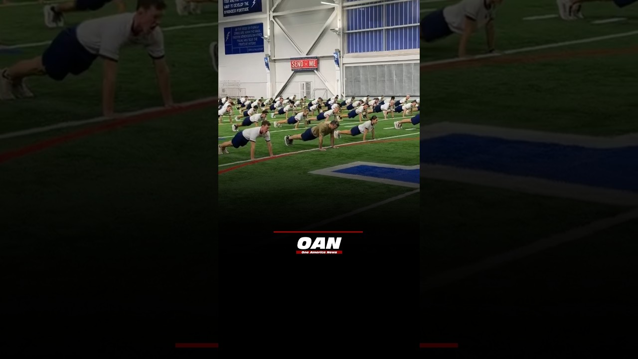 Early Morning PT With Hegseth at Air Force Academy