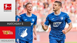 Union Berlin — TSG Hoffenheim 0-2 | Highlights | Matchday 5 – Bundesliga 2023/24