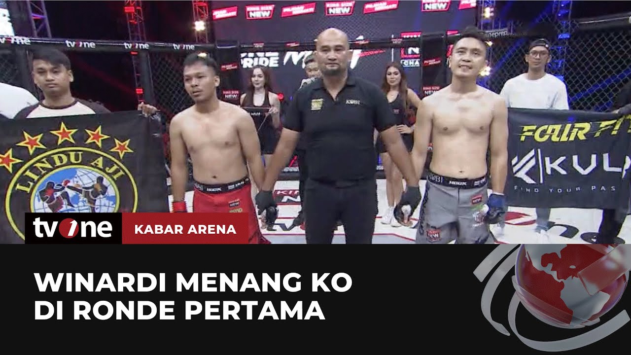 One Pride MMA, Pukulan Powerful Jadi Senjata Kemenangan Winardi | Kabar Arena tvOne