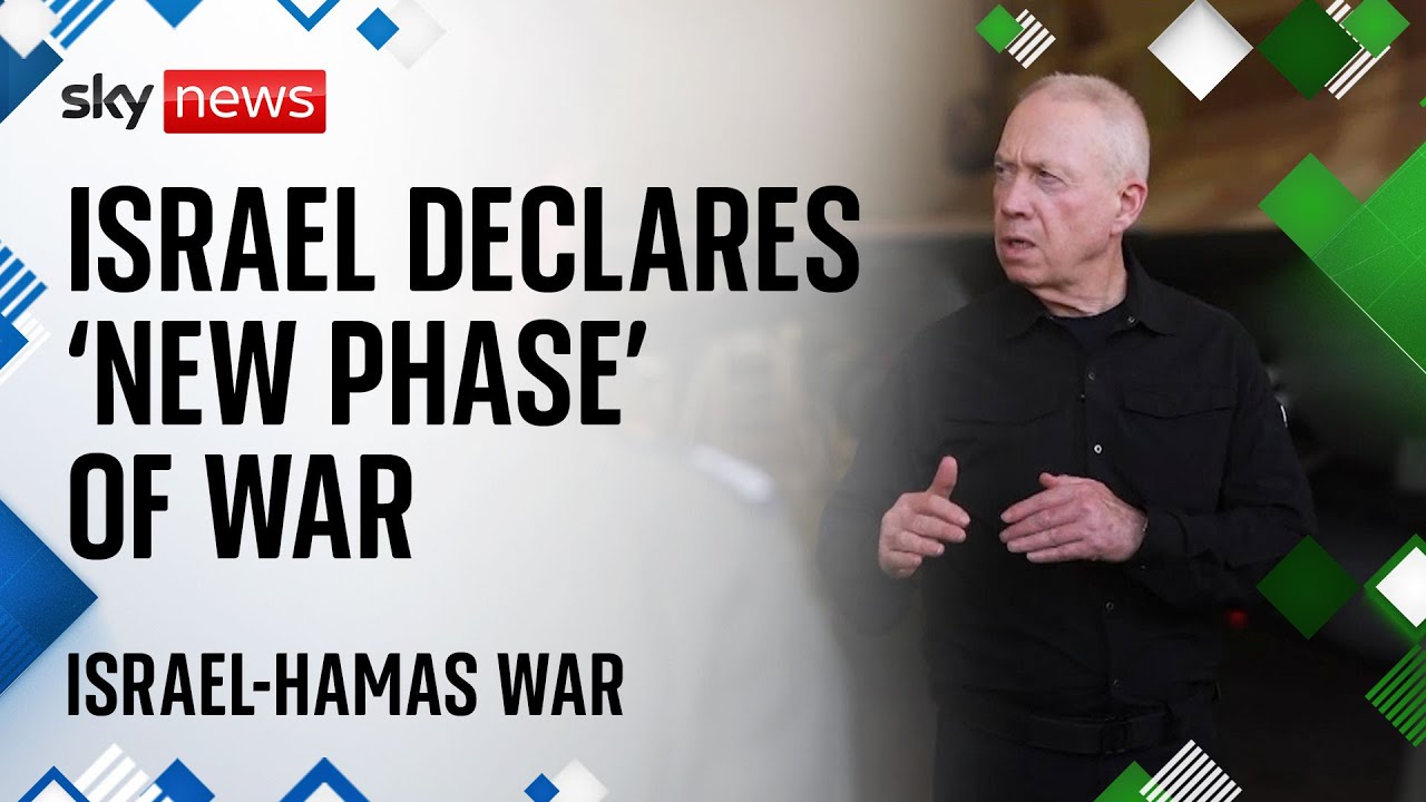 'We are going to complete our tasks on all fronts', Israeli defence minister Yoav Gallant says
