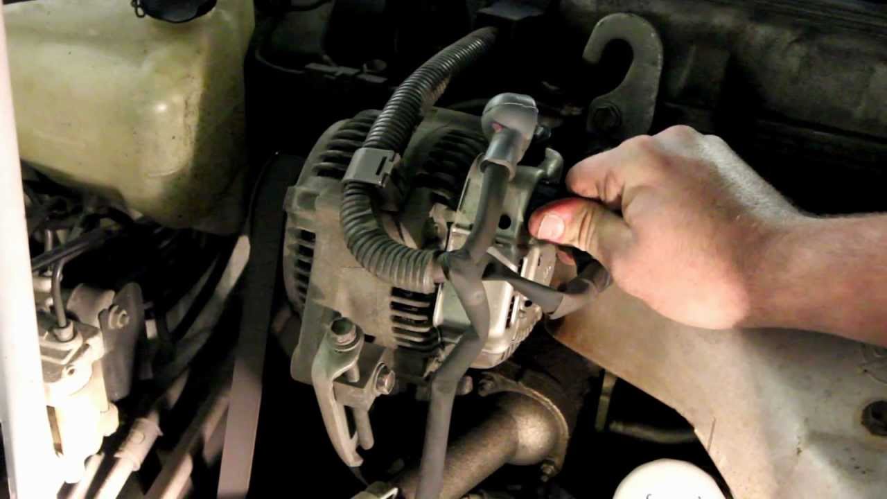 Toyota Alternator Replacement - YouTube 1997 camry wiring diagram 
