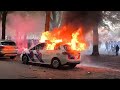 Violence erupts at right-wing demonstration in the Netherlands ahead of election