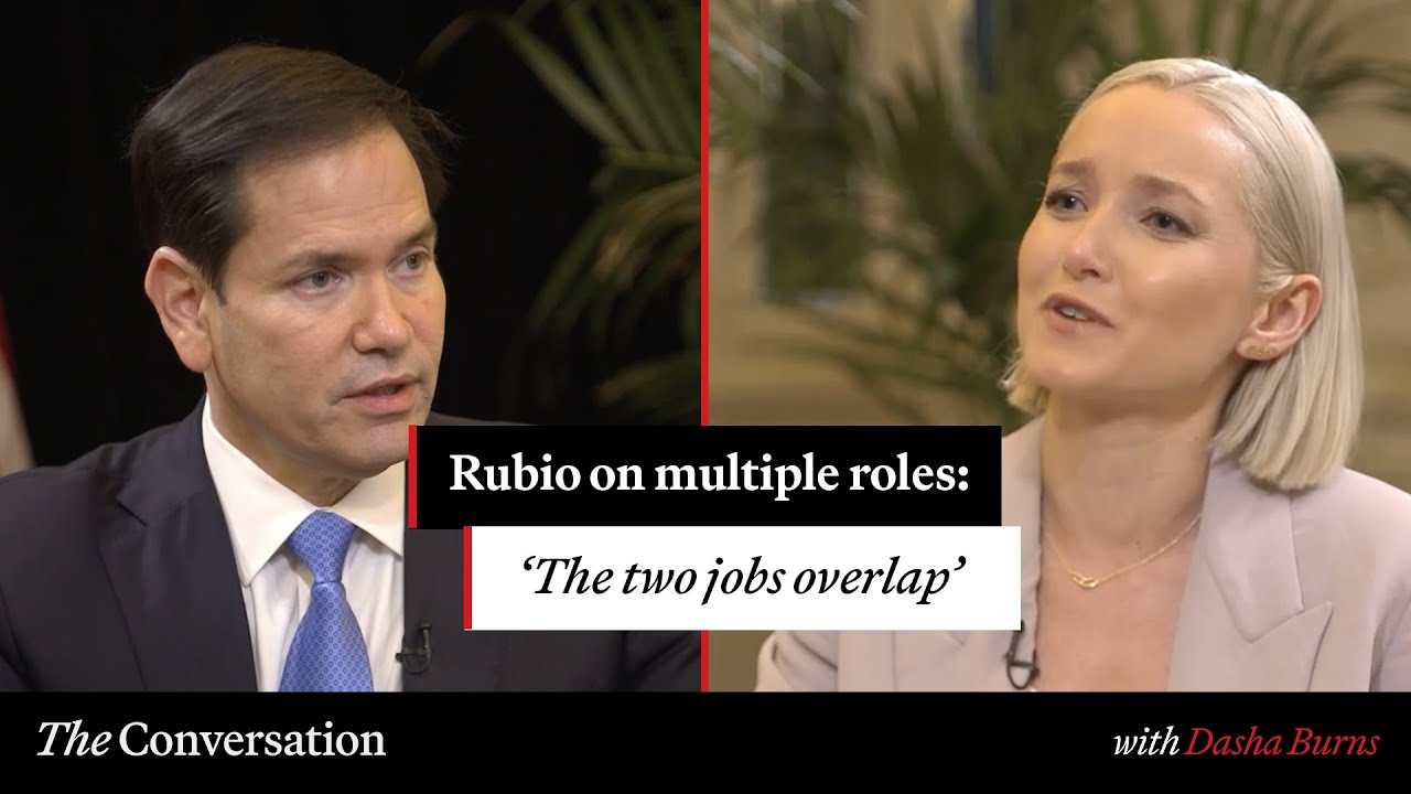 Marco Rubio on his dual roles for Trump amid Israel-Iran conflict