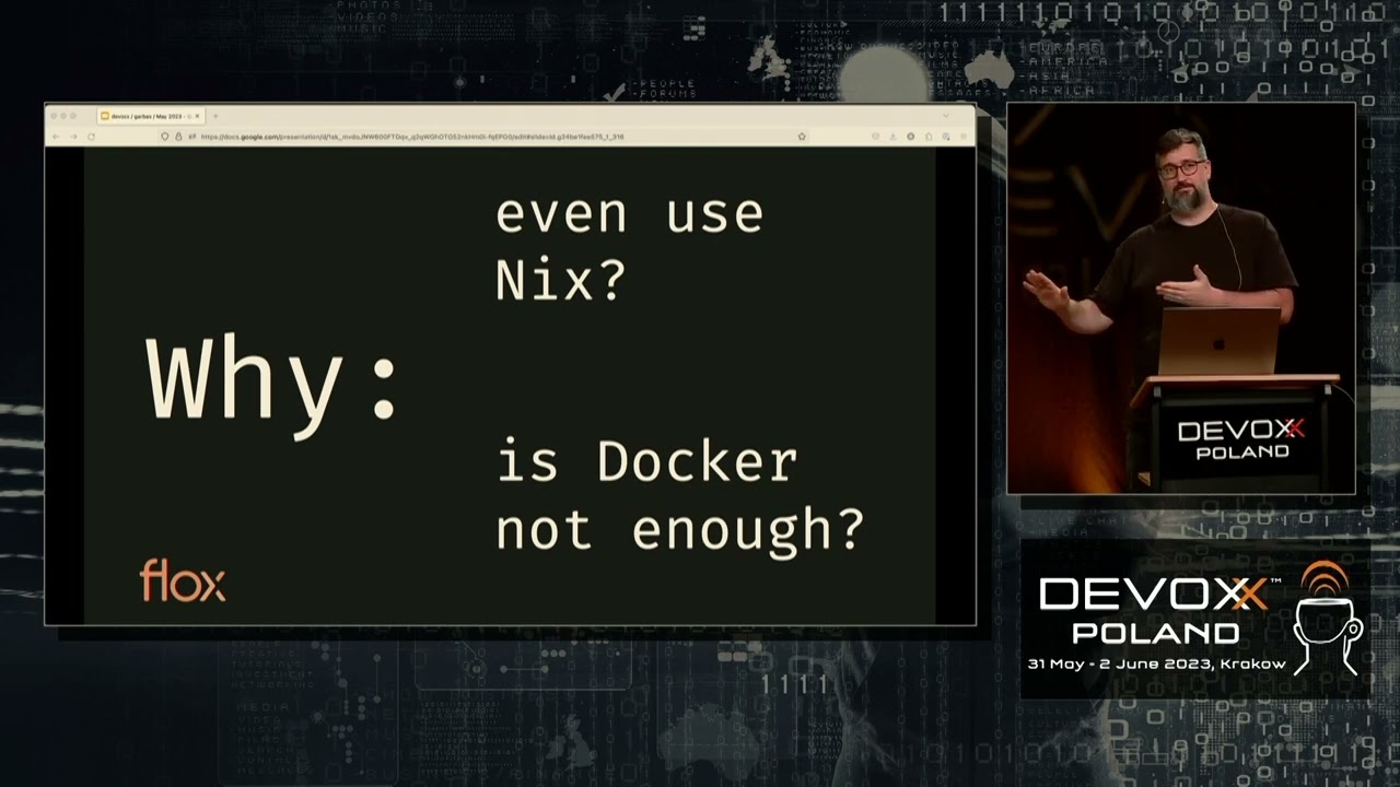 From Nix to Docker - Polyglot Package Management • Rok Garbas • Devoxx Poland 2023