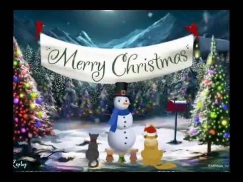 Merry Christmas Video Card Greeting