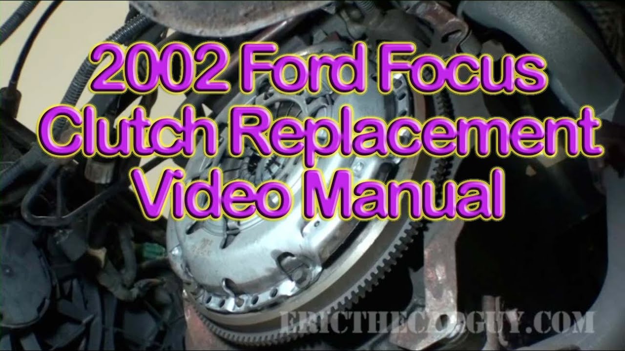 2002 Ford focus clutch replacement video part 1 #7