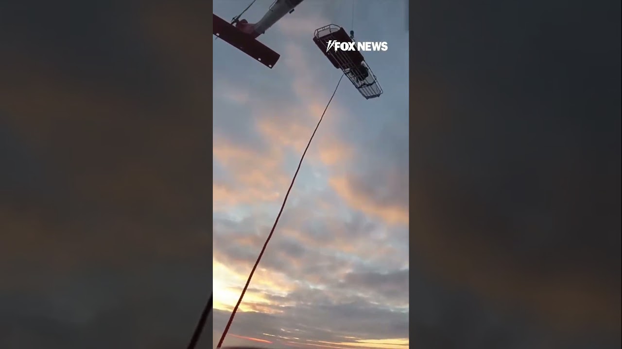 WATCH: Woman airlifted from cruise ship by coastguard #shorts #usa #us