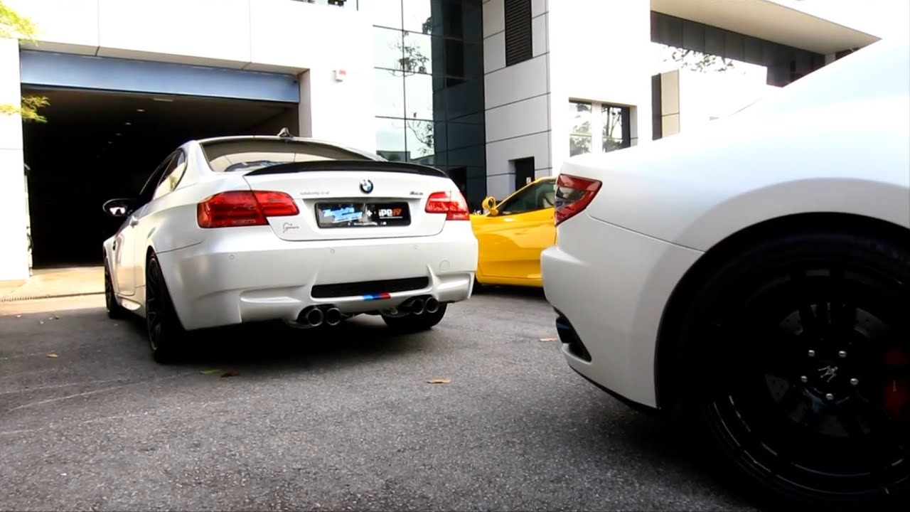 Maserati granturismo vs bmw m3 #5