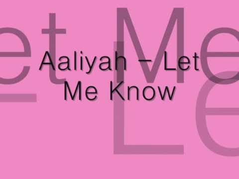 Aaliyah - At Your Best (Let Me Know)
