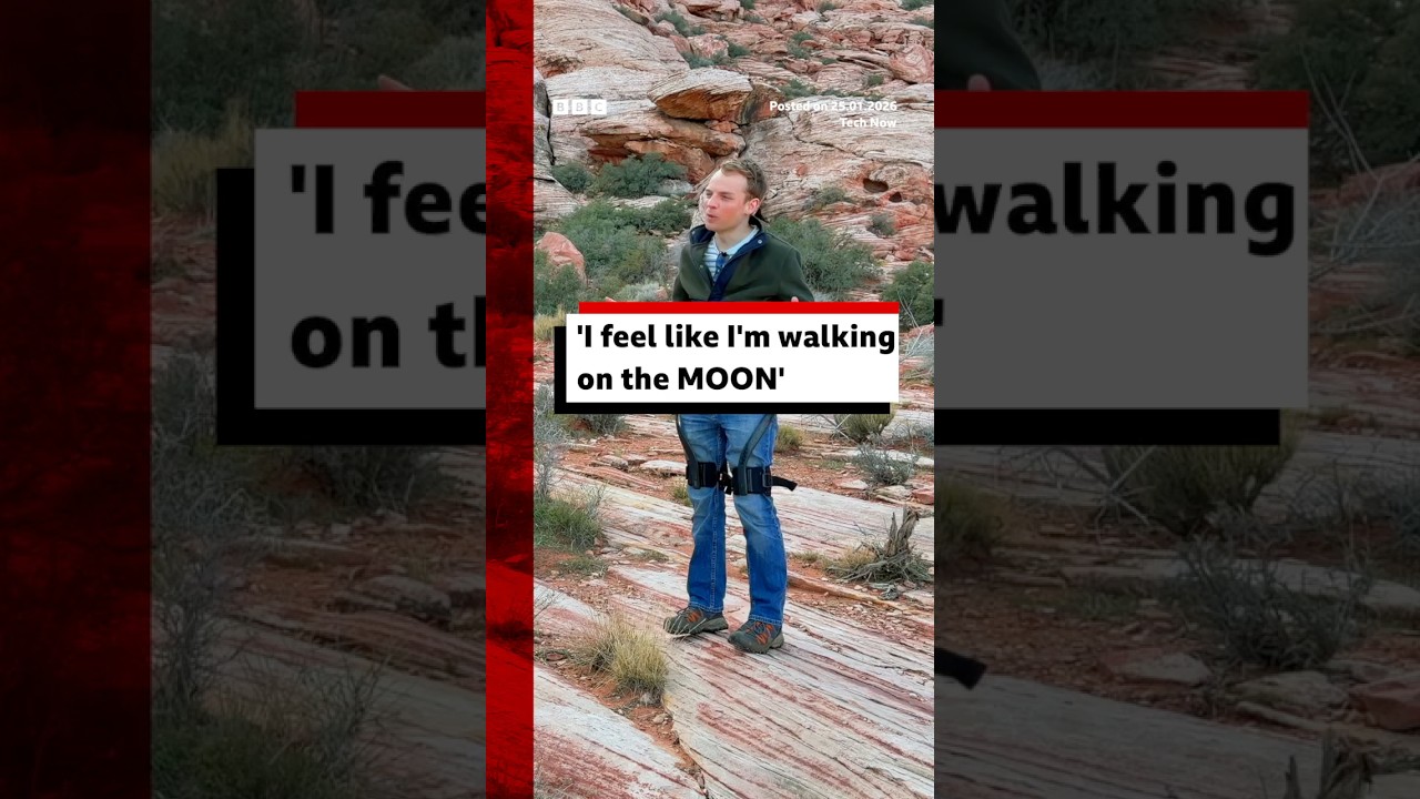 What is it like hiking with an exoskeleton? Exoskeleton BBCNews