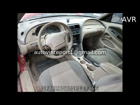 1FAFP40401F127366 2001 Ford ALL Models