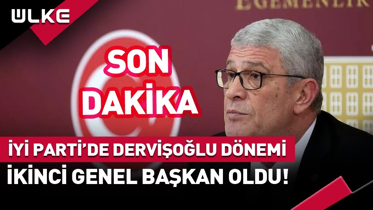 İYİ Parti'nin Yeni Genel Başkanı Müsavat Dervişoğlu! #sondakika
