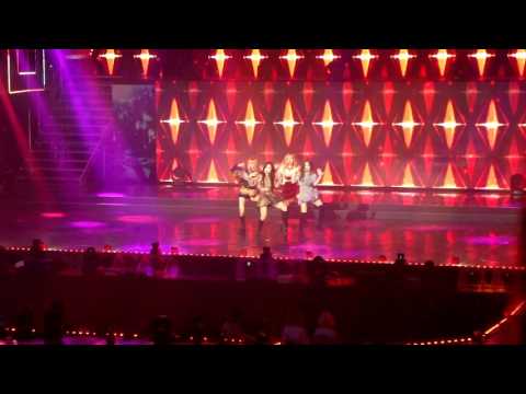 2017 GAON BLACK PINK - whstle+불장난 fan cam (170222)