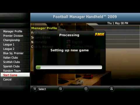 video Football Manager Handheld 2009