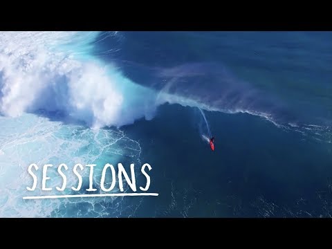 Surfing XXL Cloudbreak from Mad Monday in Fiji: Drone Footage - Sessions