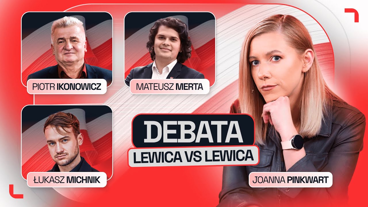 16 DNI DO WYBORÓW. DEBATA LEWICY NA ŚWIĘTO PRACY: PINKWART, IKONOWICZ, MERTA, MICHNIK