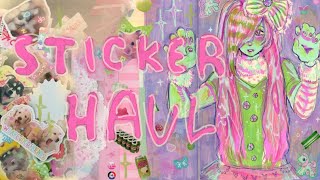 STICKER HAUL + sketchbook deco .ᐟ