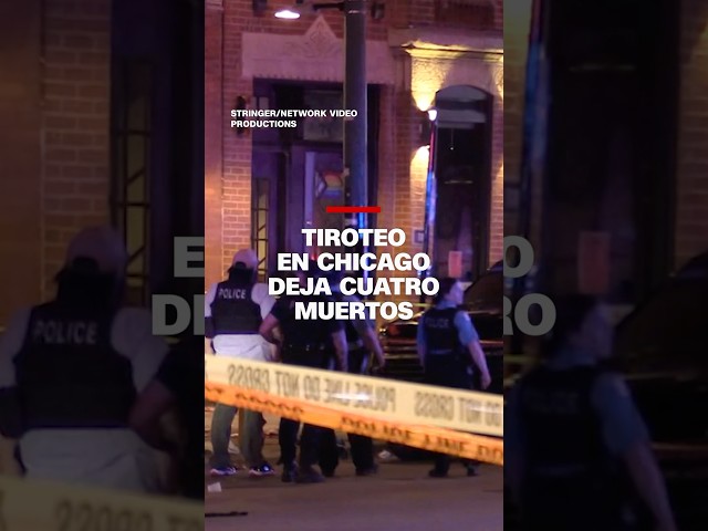 Tiroteo en Chicago deja cuatro muertos
