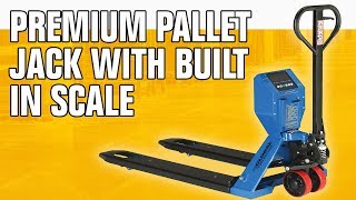 Low Profile Pallet Jack Scale Truck 5000 Lb. Capacity 27 x 48 Forks