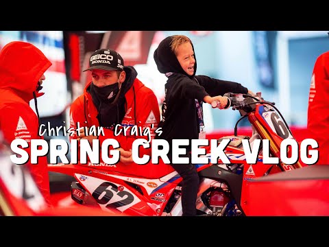 SPRING CREEK PRO MOTOCROSS VLOG - Christian Craig Races Millville