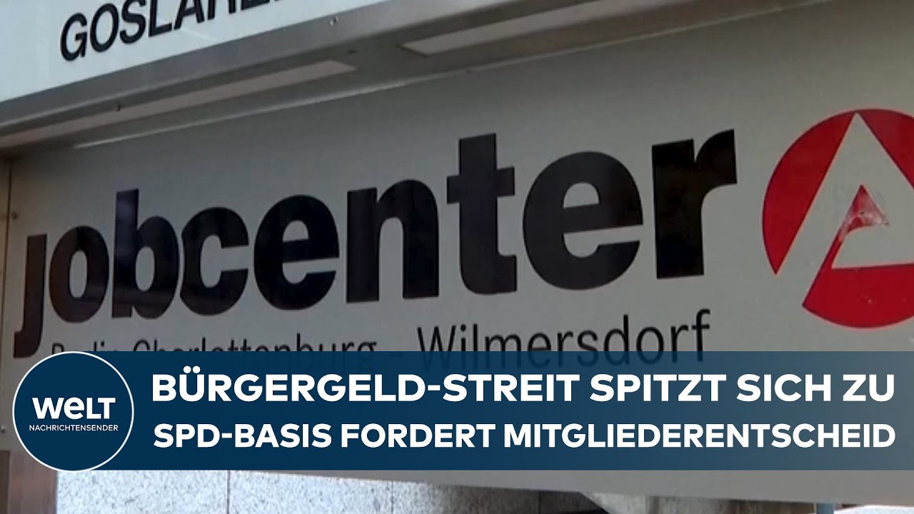 BÜRGERGELDREFORM IN DER KRITIK: SPD-Basis startet Begehren gegen Koalitionspläne