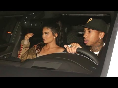Kylie Jenner And Tyga Arrive At Jordyn Woods' Party In New $300k Bentley SUV