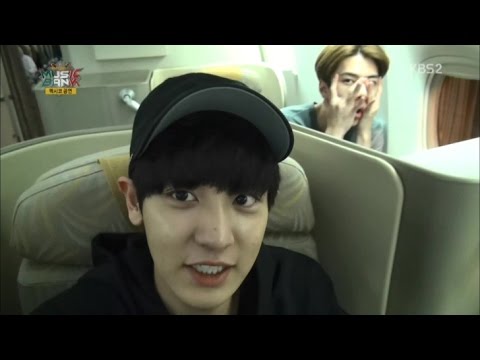 141112 비행기 안 EXO-K