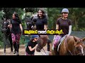 Actress Kajal Aggarwal Horse Riding Video | మిత్రవింద కాజల్ గుర్రం స్వారీ.. | IndiaGlitz Telugu