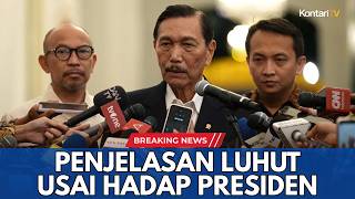 BREAKING NEWS! PERNYATAAN LUHUT BERSAMA CHATIB BASRI SELEPAS MENGHADAP PRESIDEN PRABOWO