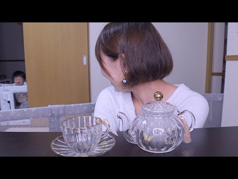 子供が寝たからお茶会しようとしたら秒で起きてきて終了…