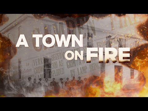 screenshot of youtube video titled A Town on Fire | SCETV Specials. #firepreventionweek #fireprevention