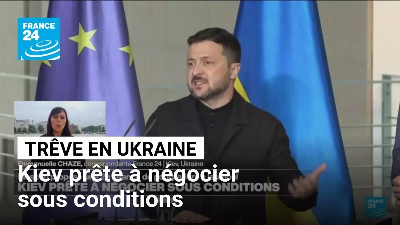 Trêve en Ukraine : Kiev prête à négocier sous conditions • FRANCE 24