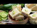 Love At First Byte | Lebanese Tahini Cucumber Sandwich Recipe | లెబనీస్ తహిని కుకుంబర్ శాండ్విచ్
