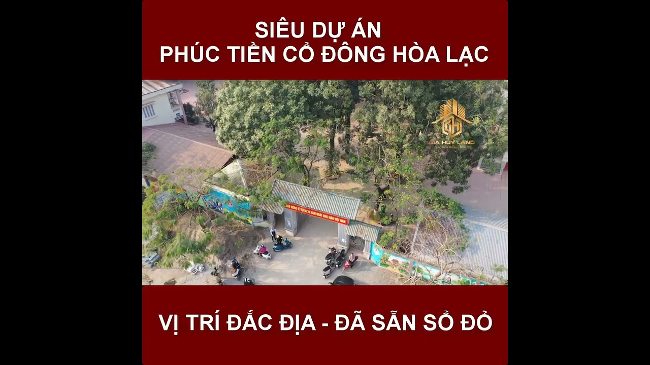 Bán đất nền khu CNC Hòa Lạc - sát đại học FPT - đối diện nhà văn hóa phúc tiến, nhỉnh 1 tỷ giá F0 video