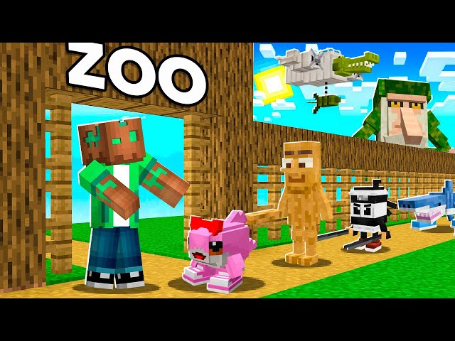Construí Un ZOO de ITALIAN BRAINROT en Minecraft!