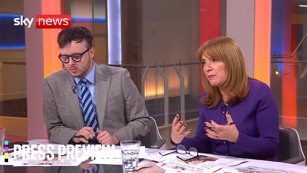 Sky News Press Preview | Benjamin Butterworth & Angela Epstein Thursday 8 January 2026