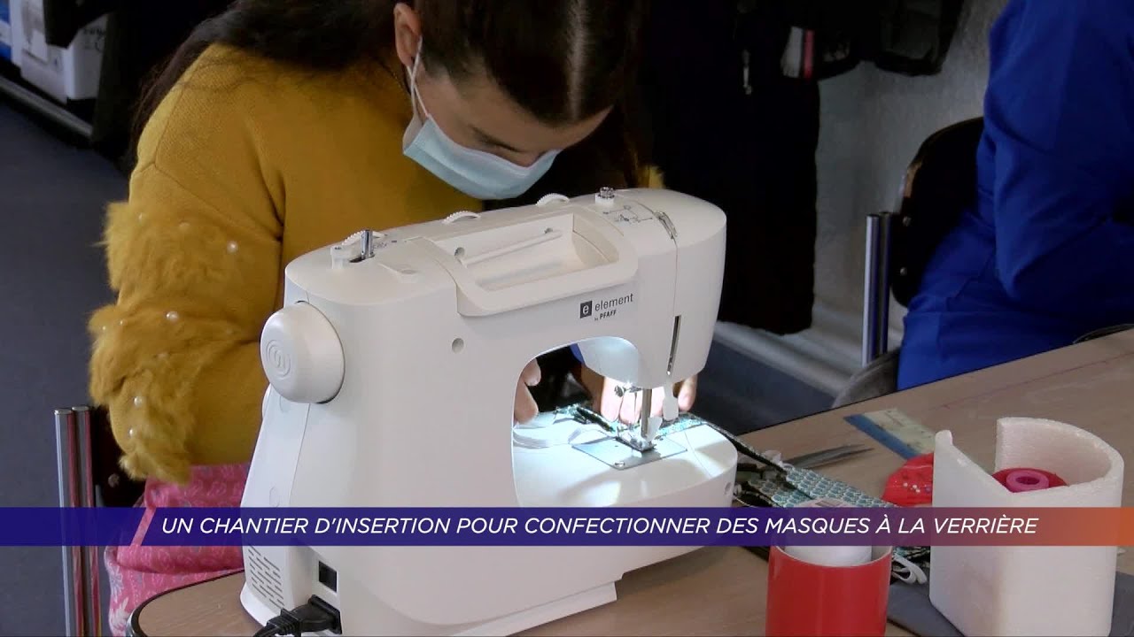 Yvelines | Un chantier d’insertion pour confectionner des masques à la Verrière