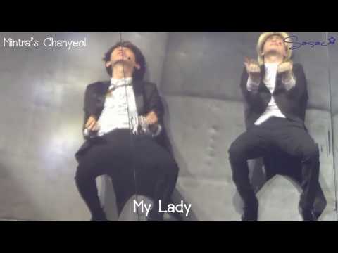 Chanyeol rap & sexy dance on concert