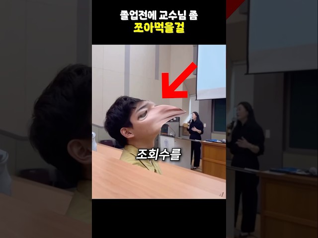 졸업전에 교수님 좀 쪼아먹을걸..