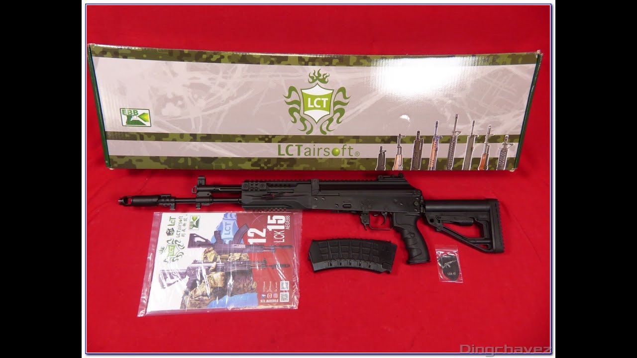 airsoft - LCT LCK-12 ebbr shooting tests