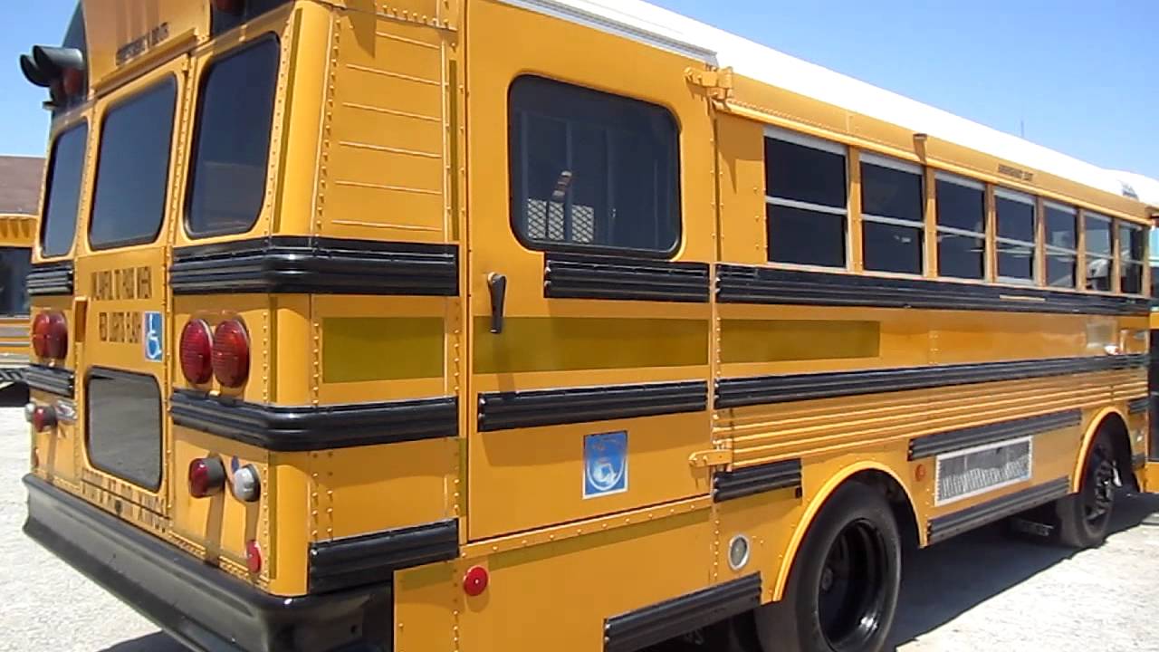 1998 Thomas School Bus with Wheelchair Lift - YouTube