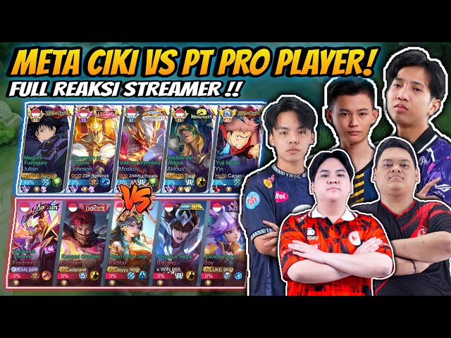 Reaksi Party Pro Player 969 Ketemu Meta Ciki !! Match Super Seru Meta Ciki Vs Pro Player !!